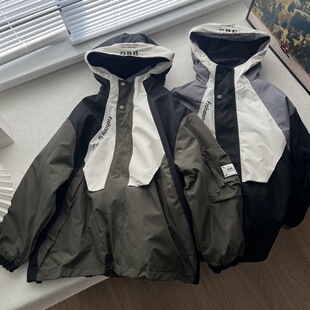 D三合一2026新款外套韩版中大童冬装风衣外穿时髦薄款衣冲锋衣