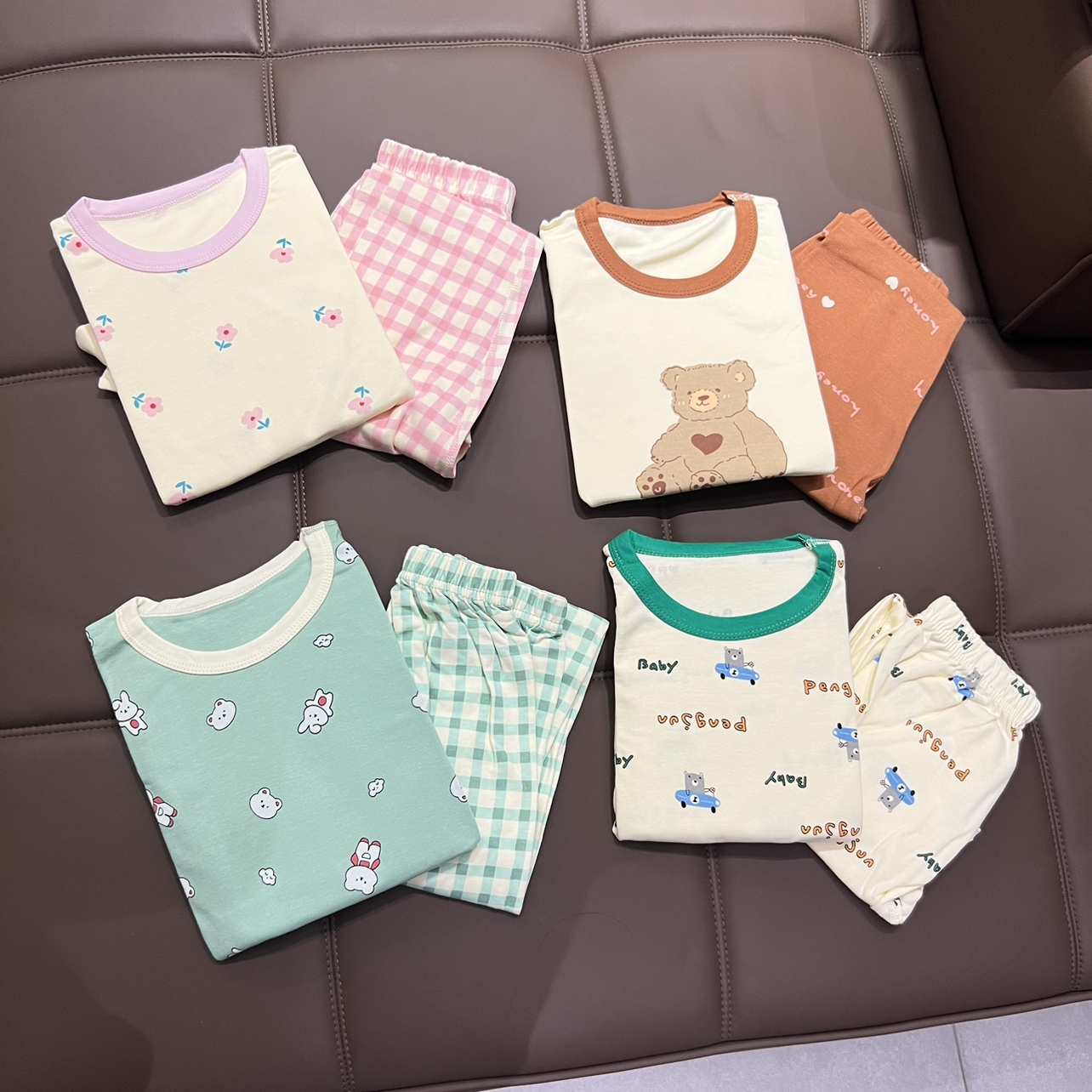 儿童无骨秋衣秋裤套装可爱卡通秋冬季棉睡衣宝宝韩版内衣家居服