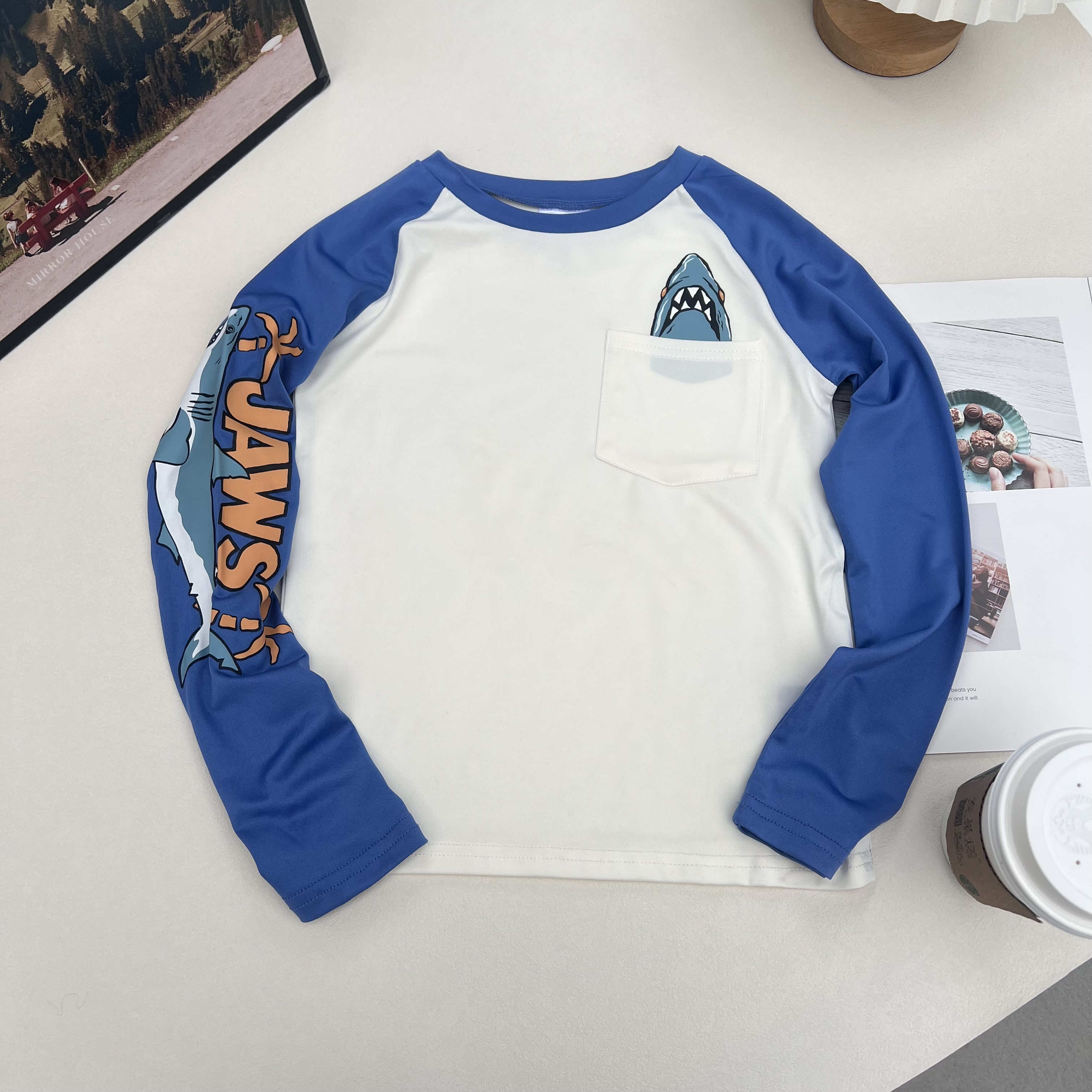 防晒沙滩速干长袖训练服四面弹排汗打底衫篮球跑步户外运动T恤