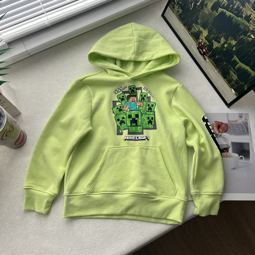 秋冬新款男童儿童卫衣世界动漫薄绒卫衣中大童绒衫外套 110-160