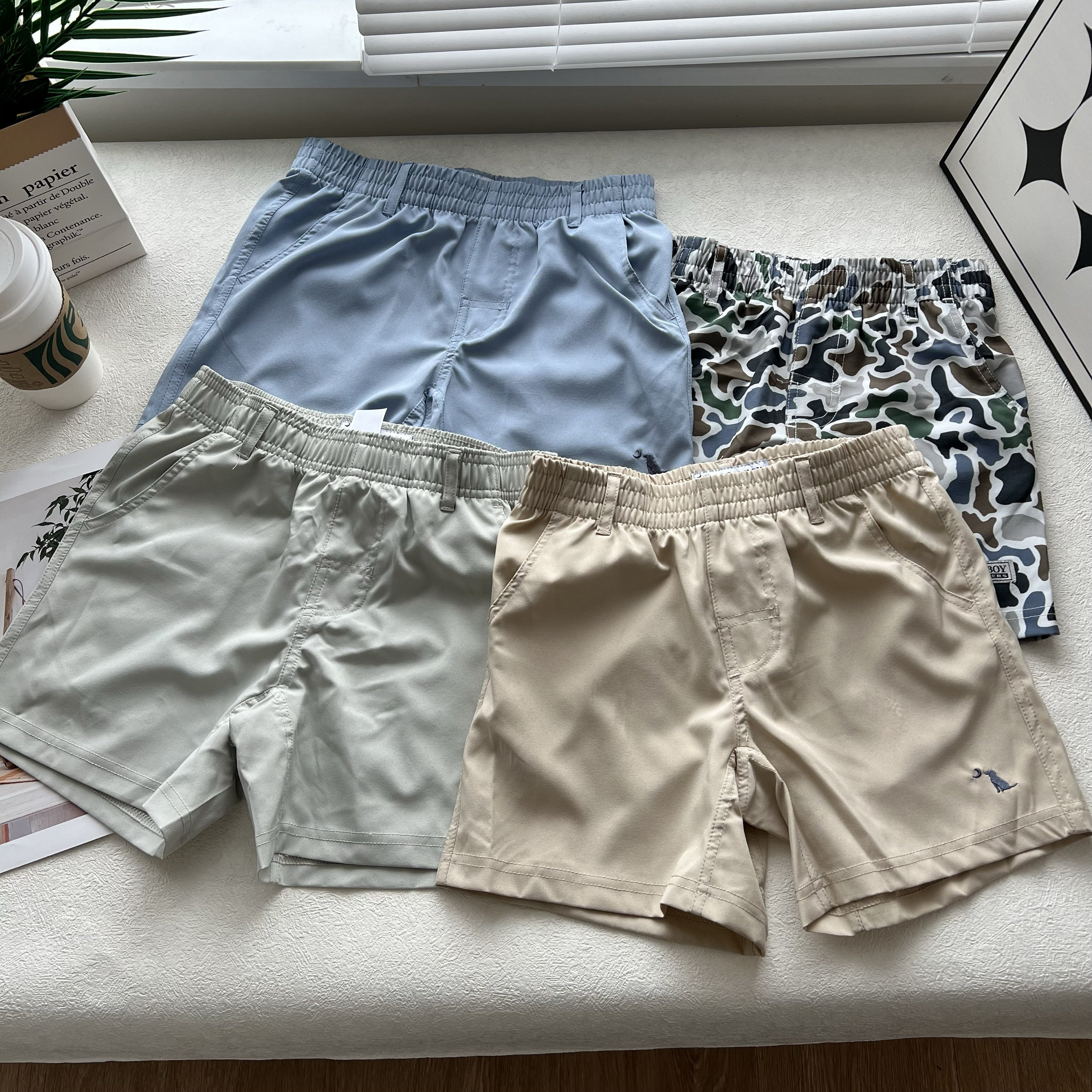 夏装 潮男童装运动薄款儿童新款裤子跑步速干短裤韩版