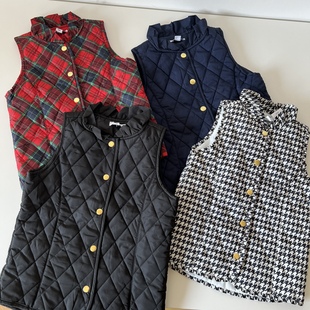 原单 秋装装新款 男女童 小童幼童女孩子马甲 袄 外搭 80-120