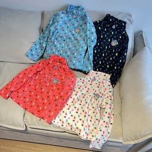 03B半高领打底衫小童幼童宝宝德绒保暖上衣儿童摇粒绒长袖卫衣