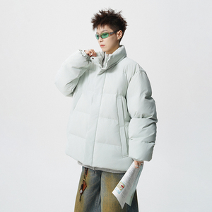 美式冬季重磅三防加绒加厚羽绒棉衣立领厚外套棉服特2001P60图片
