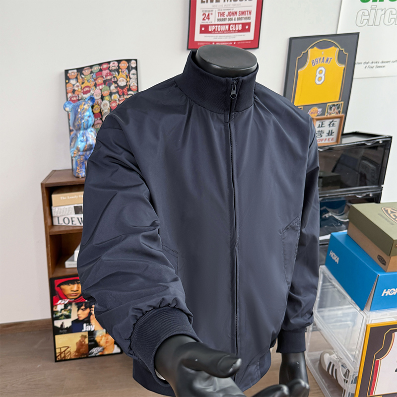 25秋季新款直播品质休闲夹克飞行服防风衣外套7805特P45，男装夹克，电商A010