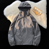 秋季情侣款连帽休闲防水防风户外冲锋衣夹克JK81P40量大差价大，男装夹克，电商A010