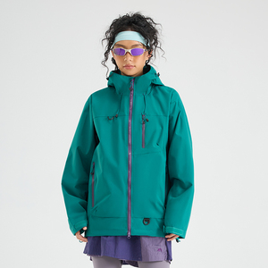 美式机能户外软壳冲锋衣男女防风防水防晒连帽外套徒步夹克登山服图片