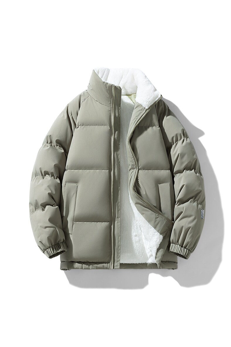 直播连帽棉衣假两件加厚棉袄情侣款百搭面包服货号111特P70,男装棉衣,电商A010