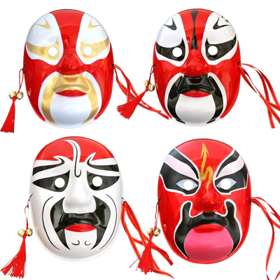 川剧变脸道具中式国粹说唱手绘