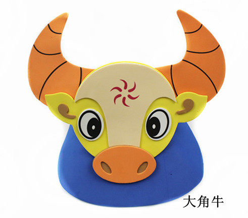 林芳20geva帽子遮阳帽亲子活动卡通头饰十二生肖头饰