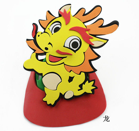 林芳20geva帽子遮阳帽亲子活动卡通头饰十二生肖头饰