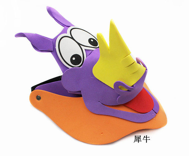 林芳20geva帽子遮阳帽亲子活动卡通头饰十二生肖头饰