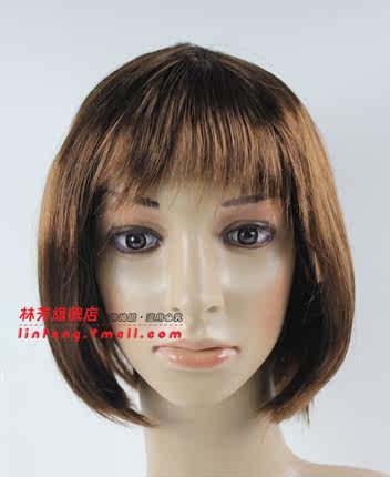 林芳 100g派对舞会假发头发套学生发BOBO发非主流波波头COSPLAY