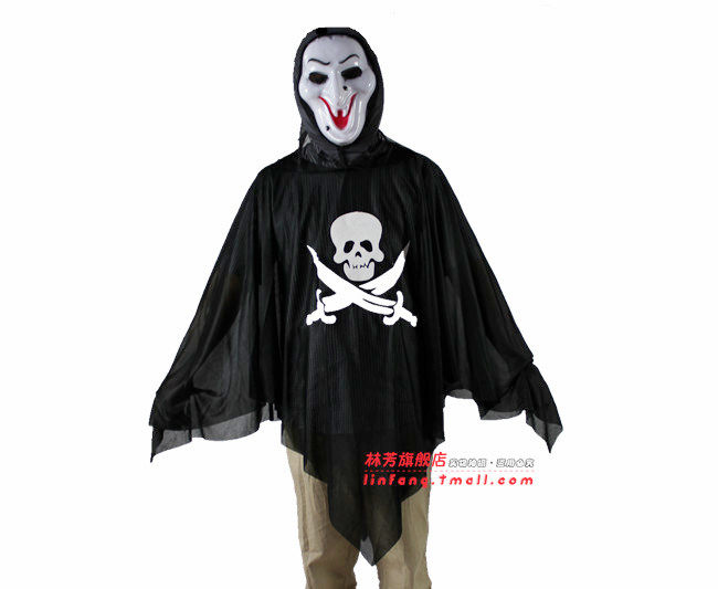 林芳 260g化妆舞会服饰万圣节服装衣服道具 排骨鬼衣服 魔鬼 服装