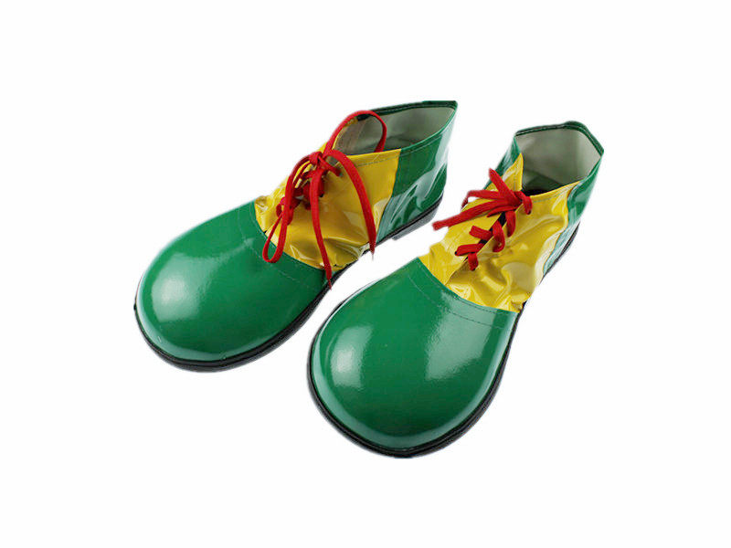 林芳500g小丑表演服配饰小丑服装扮装小丑鞋小丑pvc方格小丑鞋子