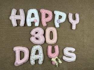 成品定制英文生日字母布艺装饰男女宝宝周岁满月百日宴婚礼布置