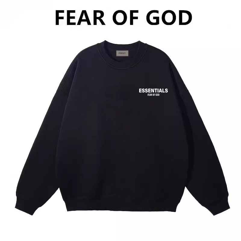 FOG FEAR OF GOD复线ESSENTIALS圆领卫衣男美式字母潮牌宽松上衣