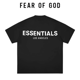 FEAR OF GOD FOG复线ESSENTIALS洛杉矶限定高街反光短袖情侣T恤男