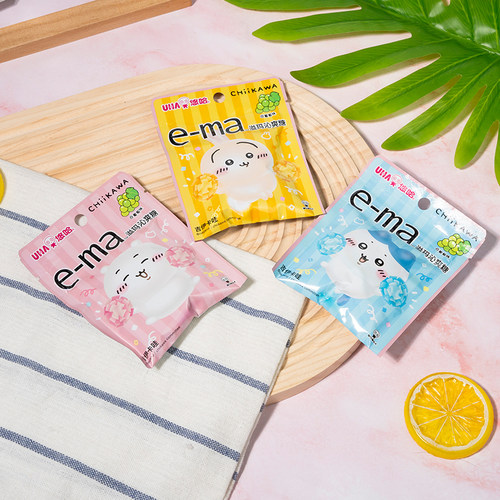 溢玛沁爽糖吉伊卡哇白葡萄味
