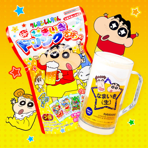 日本进口可乐味蜡笔小新自制饮品