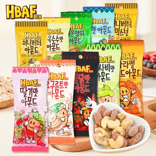 扁桃仁韩国进口零食混合坚果仁