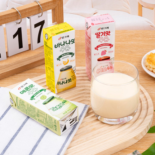 韩国香蕉味200ml*6瓶牛奶饮料
