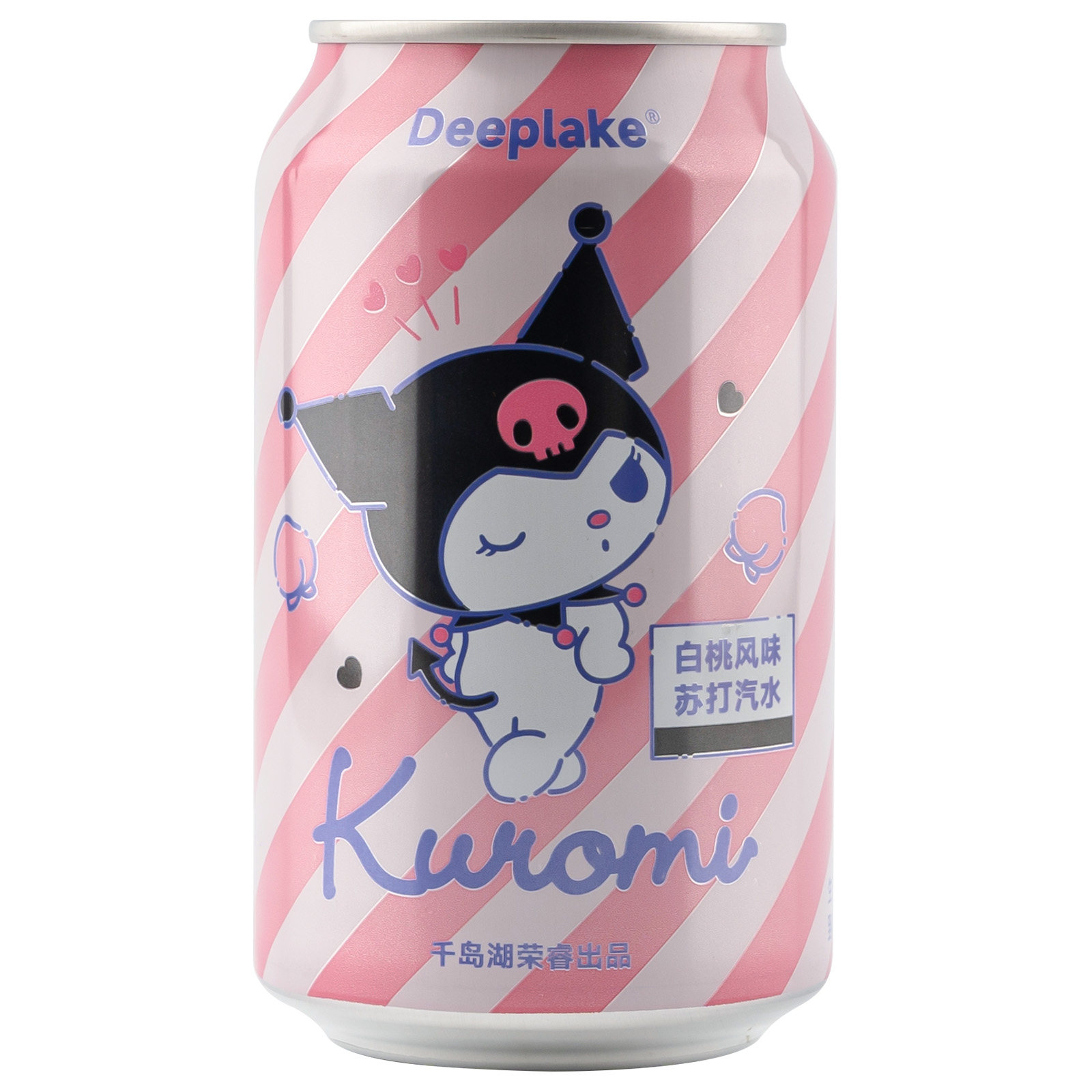 Deeplake库洛米柚子风白桃苏打汽水罐装果味气泡水网红饮料330ml