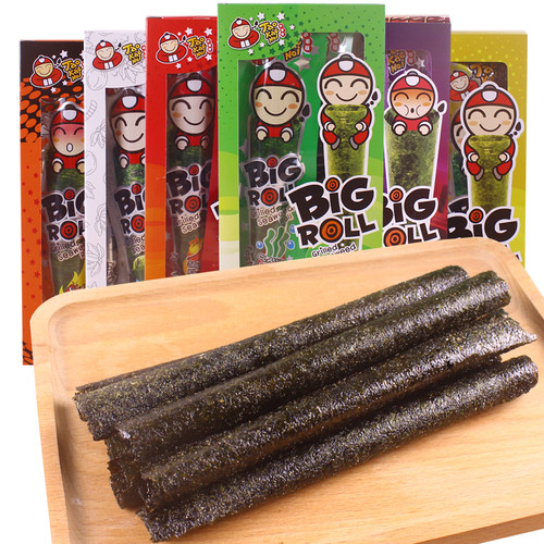 老板仔微甜经典盒装27g香脆紫菜