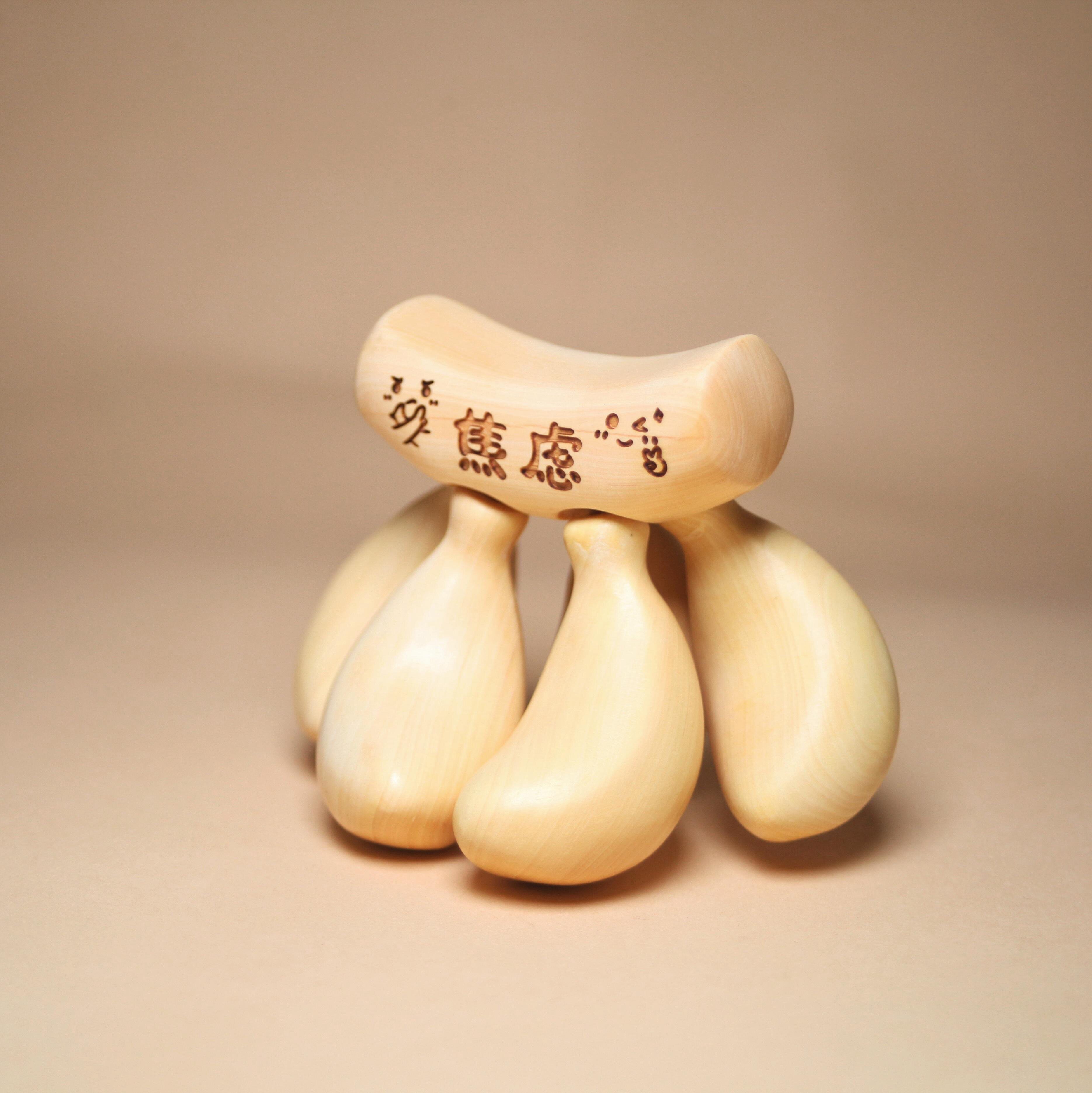 【新款】黄杨木整木雕刻迷你小香蕉摆件把件装饰品轻奢可爱解压
