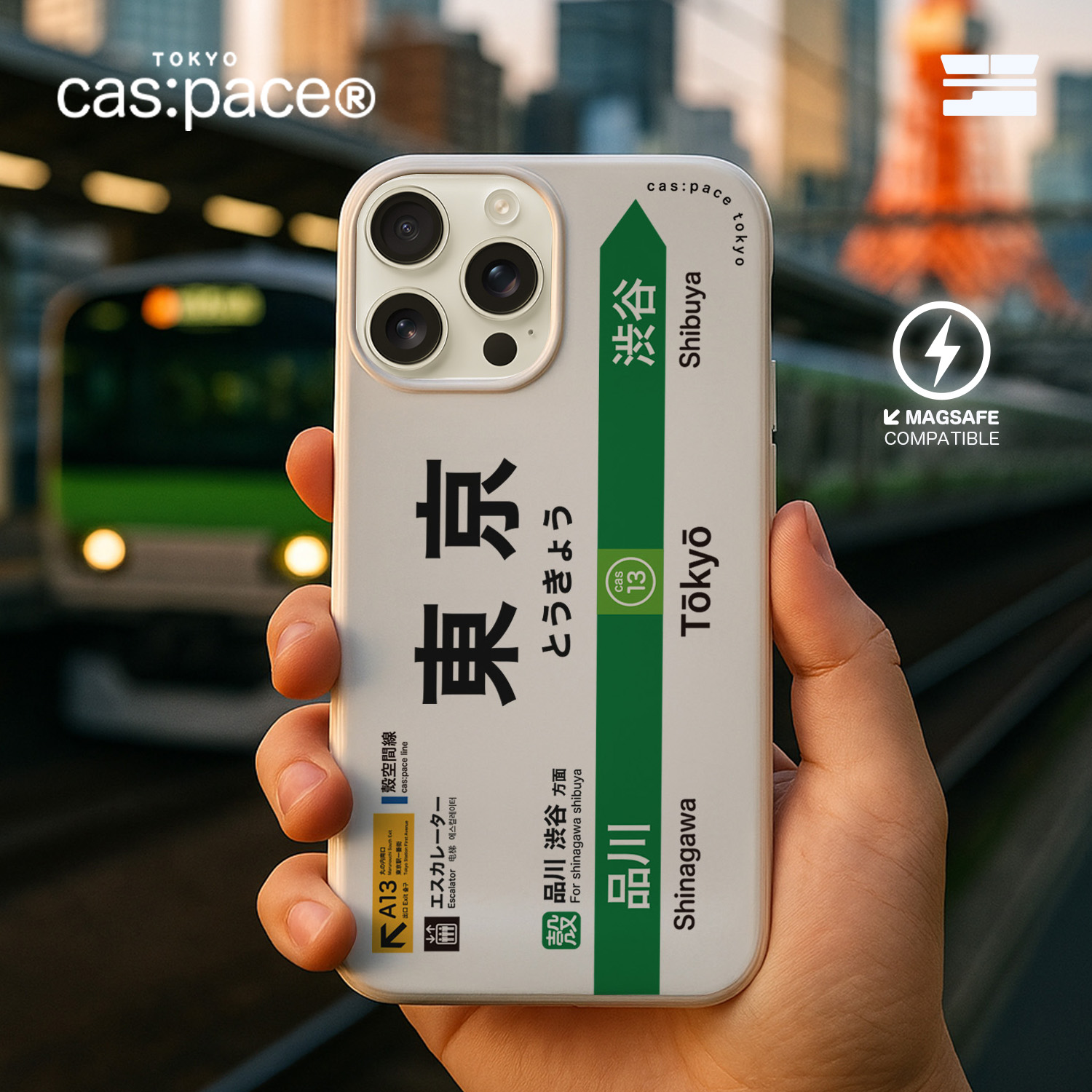 壳空间原创东京适用苹果16手机壳iPhone15ProMax磁吸保护壳不撞壳新款防摔14/13全包手机套配手绳小众高级感