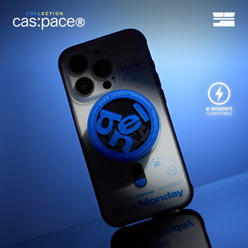 壳空间原创blue monday磁吸手机壳适用苹果16pro外壳男13iPhone15promax新款14pro小众高级感全包防摔带手绳