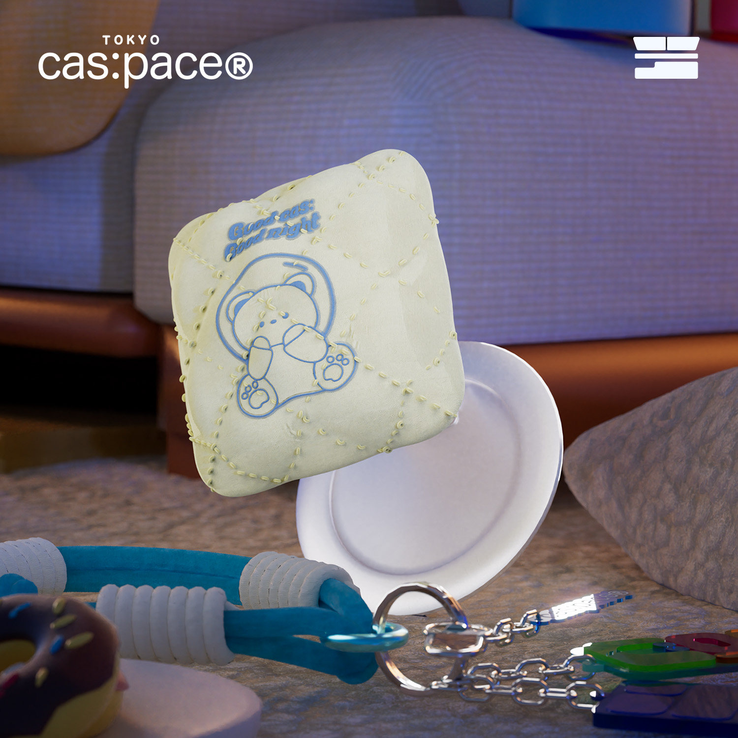 壳空间原创睡前故事磁吸伸缩手机支架适用苹果华为新款个性