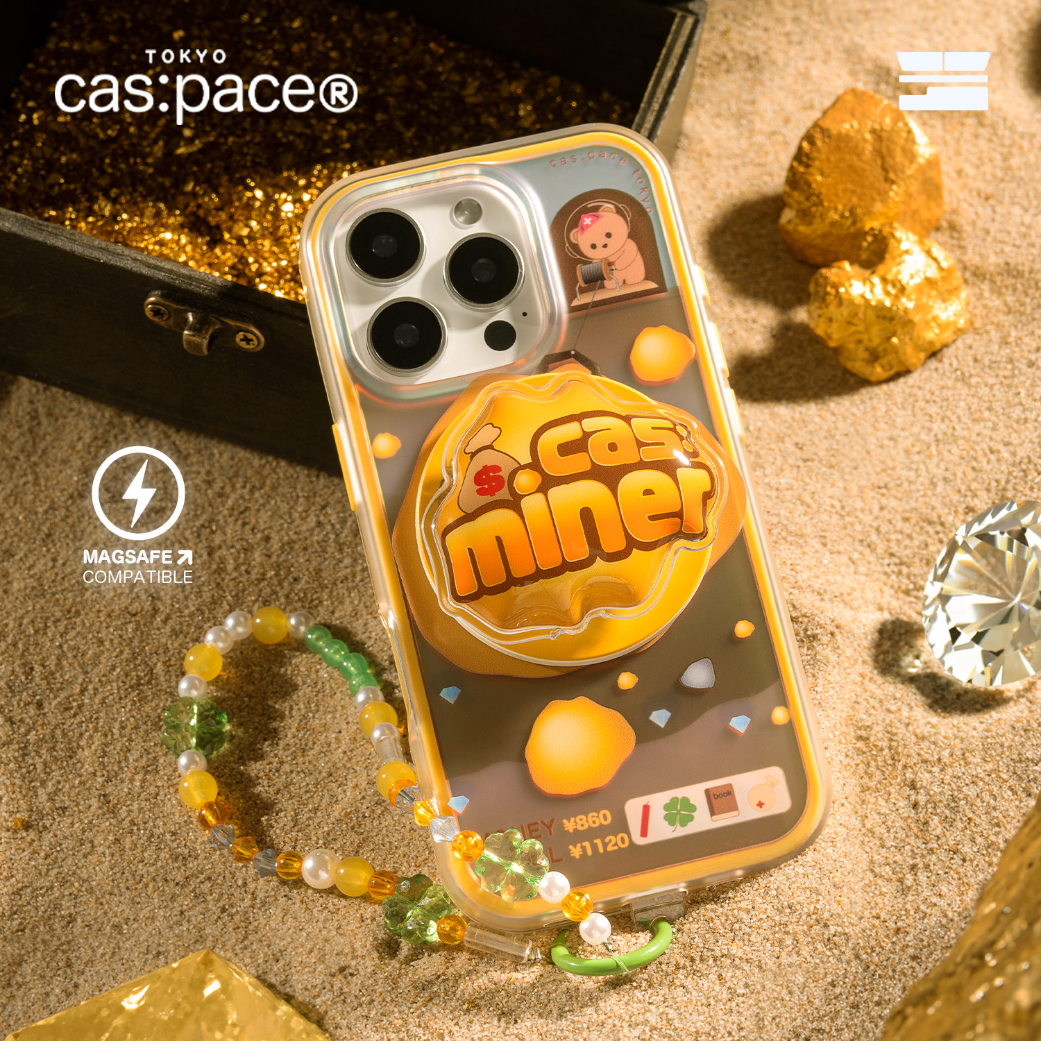 壳空间原创casminer磁吸手机壳适用苹果16promax手机壳iphone15pro新款14promax防摔磨砂