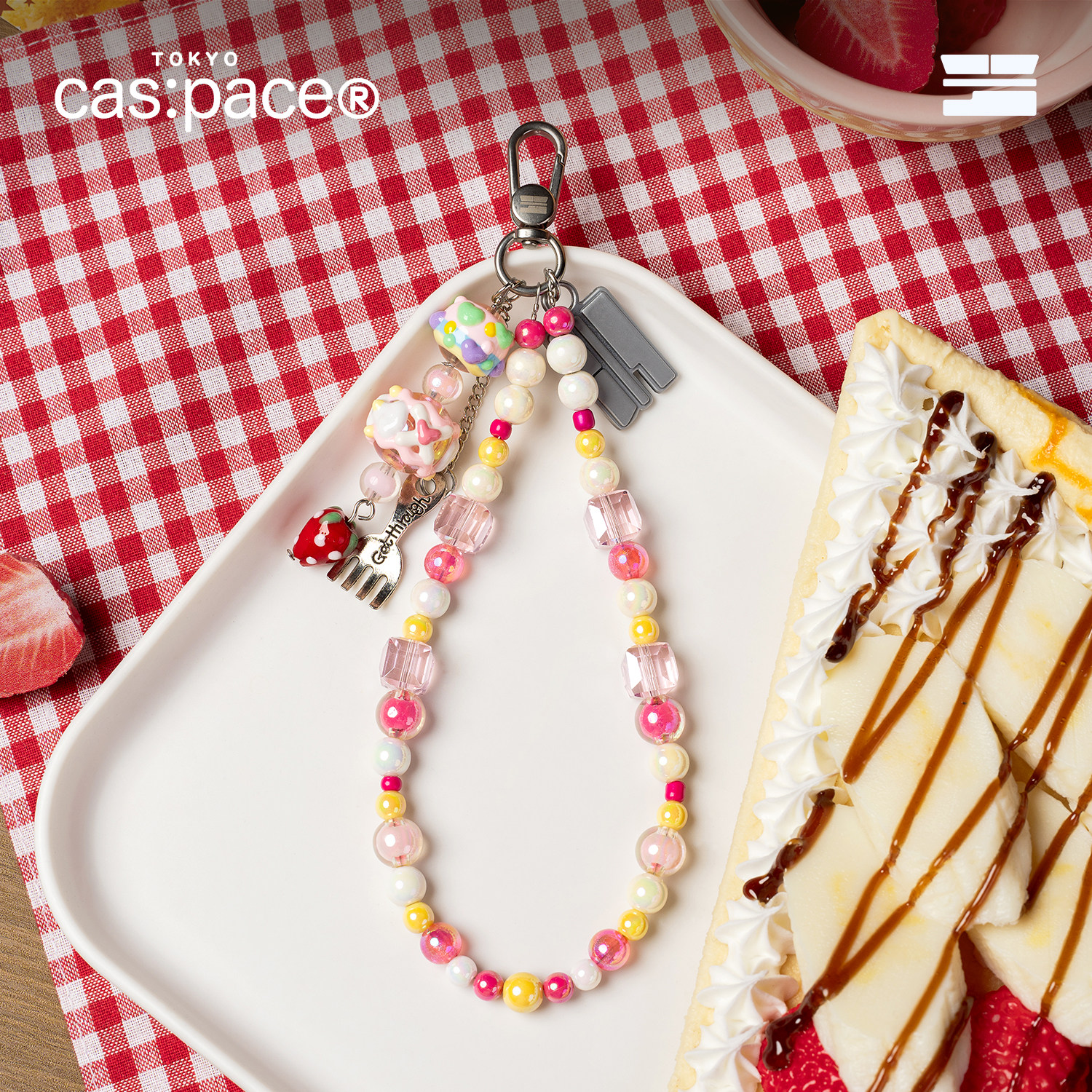 壳空间原创可丽饼手机挂链挂绳挂手腕款小众精致