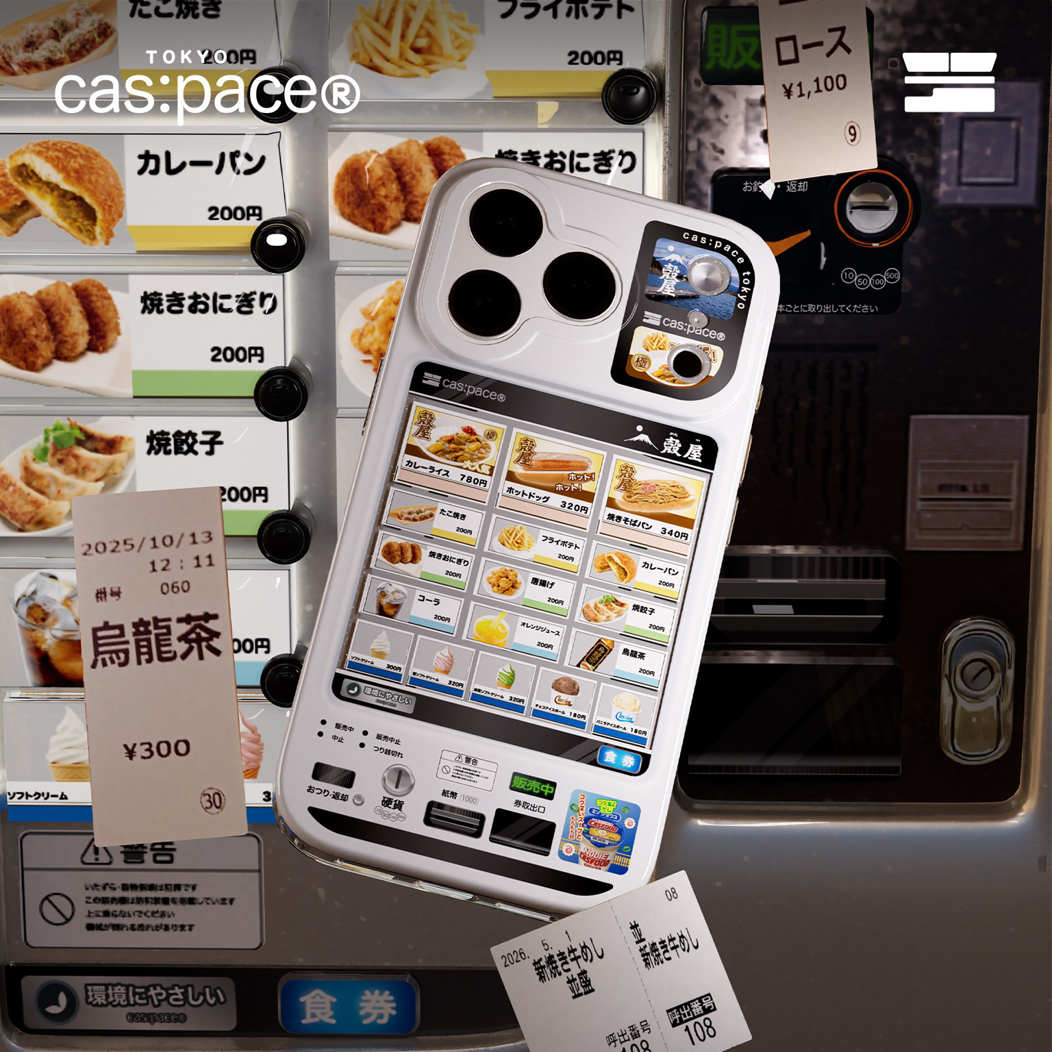 【反事实档案】壳空间原创食贩机手机壳适用苹果18/17Pro16promax全包iPhone15新款防摔小众高级感细腻光面
