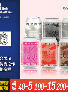 国产武汉拾捌精酿啤酒不接受批评/KPI/跳东湖/液体柑橘330ml单罐