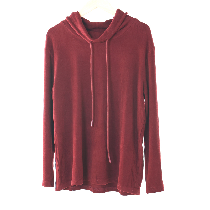 YIMIAN   美式复古高领设计款宽松显瘦抽绳松弛感上衣2250729