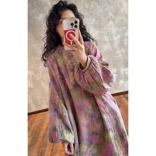 YIMIAN 日常时髦精高级感浪漫时刻温柔国风中式连衣裙220378