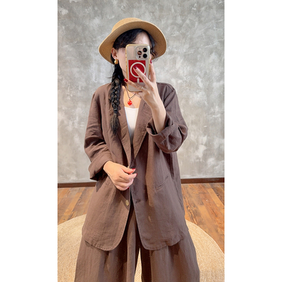 YIMIAN宽松简约百搭西装上衣