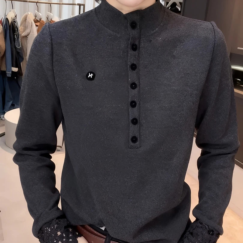 冬季时尚双面绒女士半高领打底衫