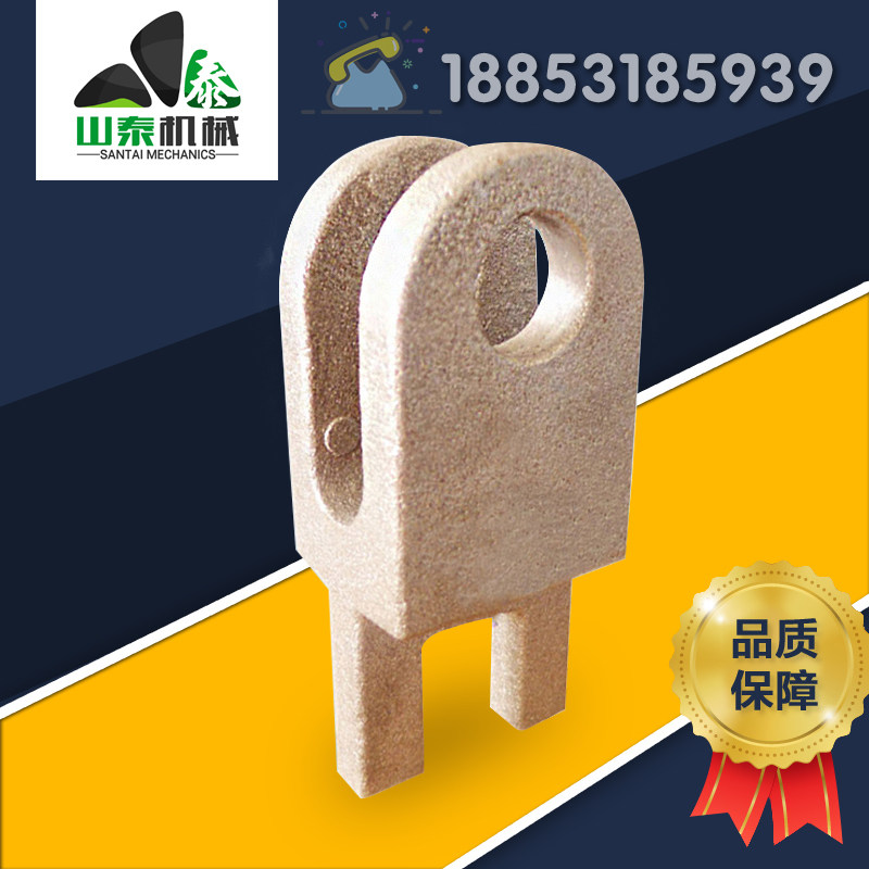 塔机扶墙耳板预埋件 标准节附墙拉撑耳板单双耳板 定做塔吊配件