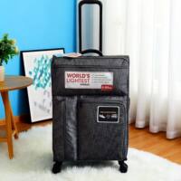 Ultra-light it travel suitcase for foreign trade export, super large capacity waterproof fabric air luggage for international students thumbnail 5