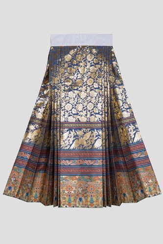 囿春【新品布料】仿孔府满地金 织金仿妆花 明制汉服 马面裙面料