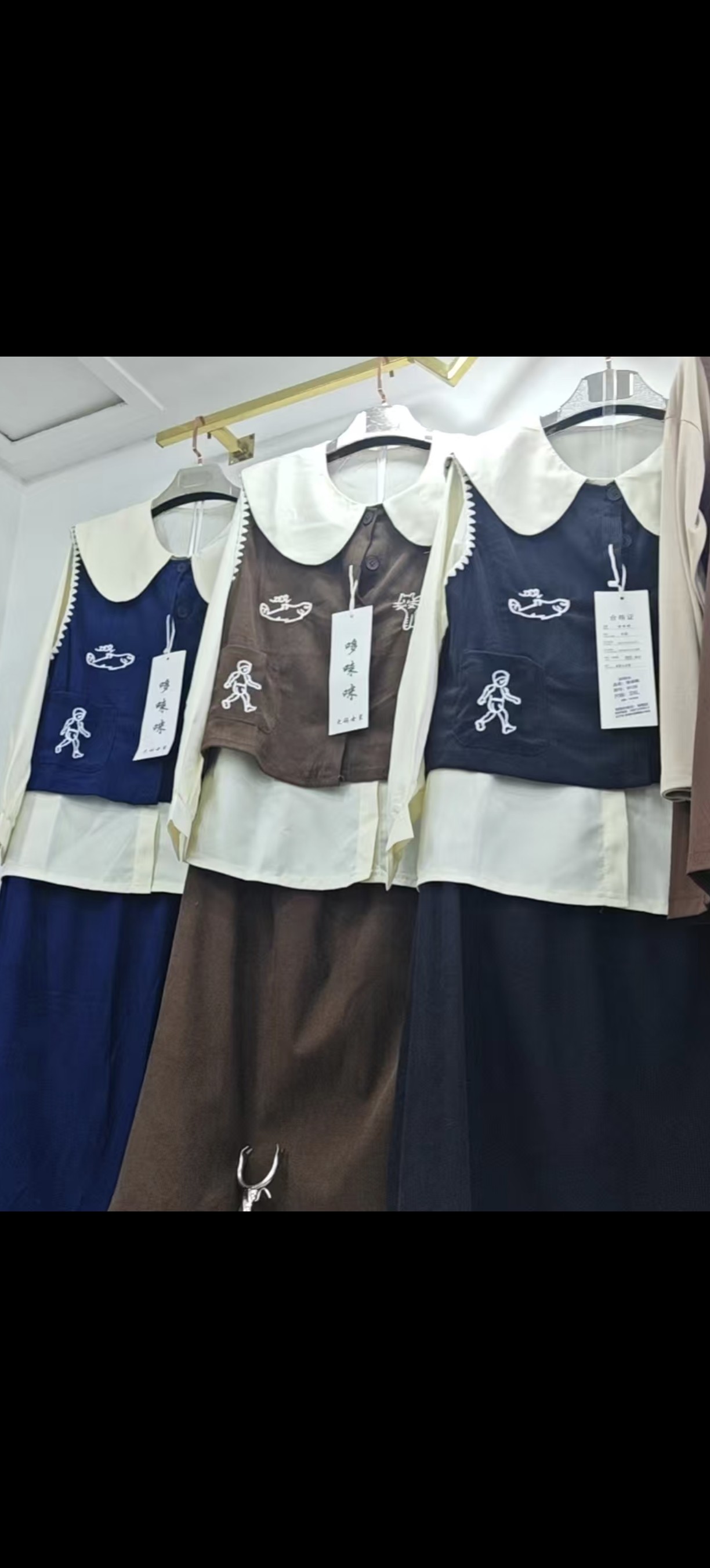 胖MM韩式减龄时尚大码学院宽松时尚套装