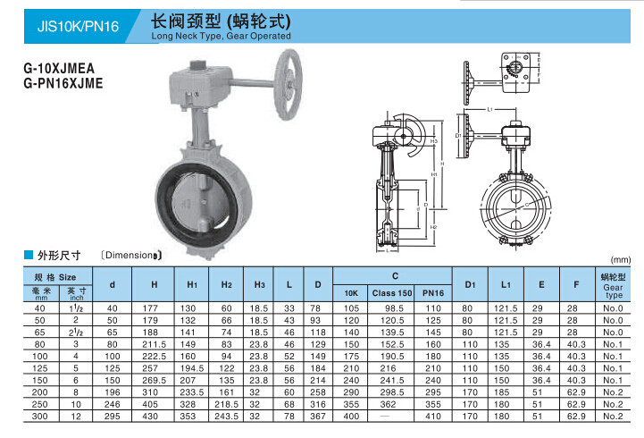 G-10XJMEA日本北泽蝶阀 KITZ进口涡轮蝶阀 铝合金蝶阀 DN80 3寸