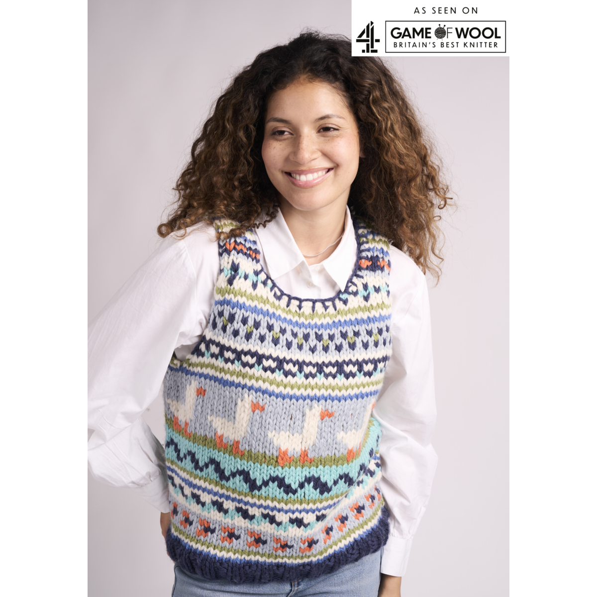 Game of Wool | 鹅图案背心材料包