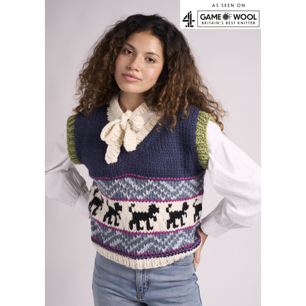 Game of Wool | 狗图案背心