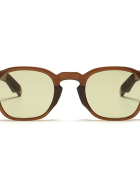 高品质小众茶色墨镜男权志龙同款时尚复古小方框近视太阳镜女街拍