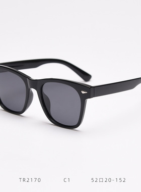 欧美大框个性偏光太阳眼镜男女素颜复古网红铆钉墨镜防紫外线遮阳