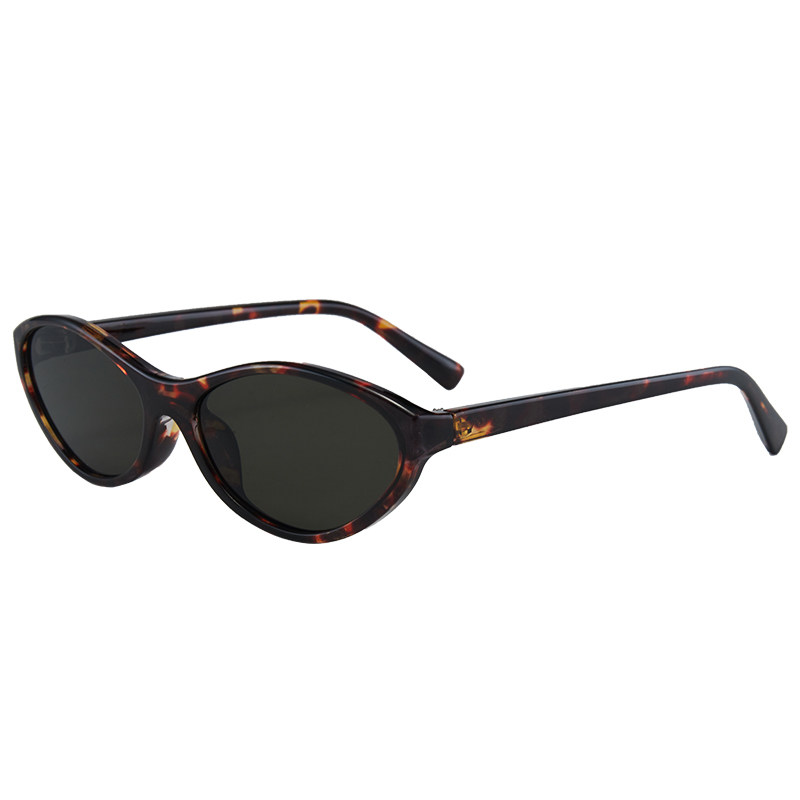 复古个性太阳镜男女椭圆小脸偏光开车墨镜防紫外线防晒近视有度数